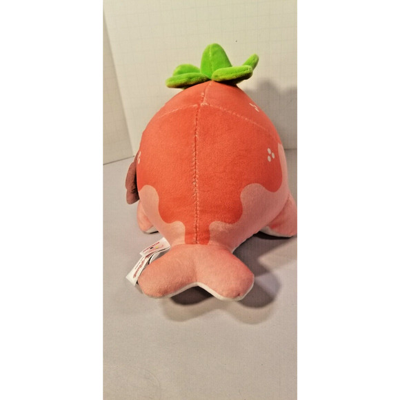 Strawberry Nomwhal Plush Narwhal Tasty Peach Studios Aurora 7in with TAGS - Picture 9 of 10